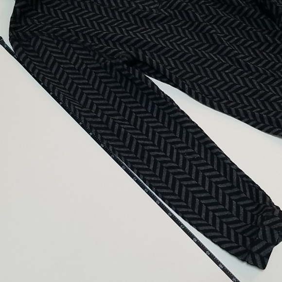 Croft & Barrow gray and black zip chevron sweater - Picture 7 of 10